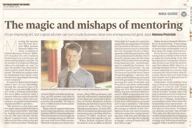 The Magic and Mishaps of Mentoring